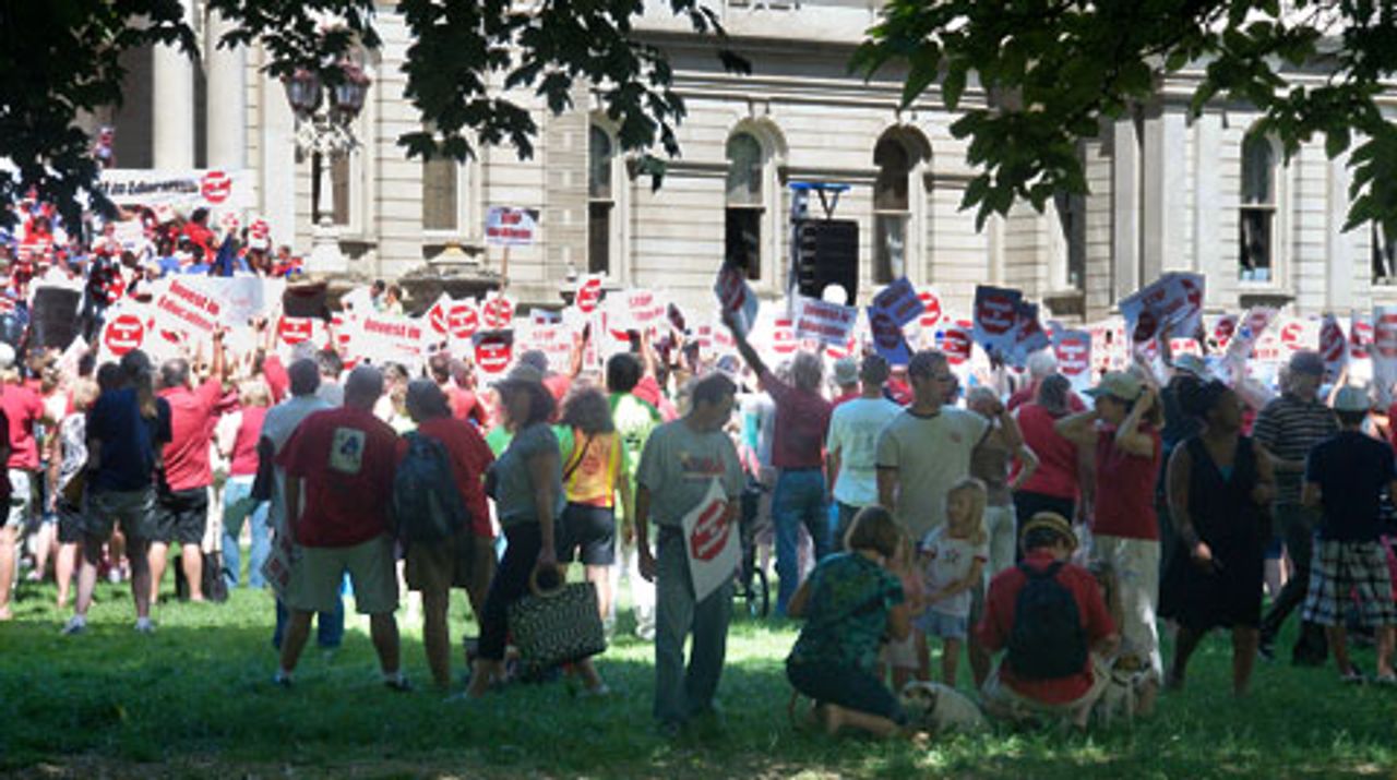 Lansing rally